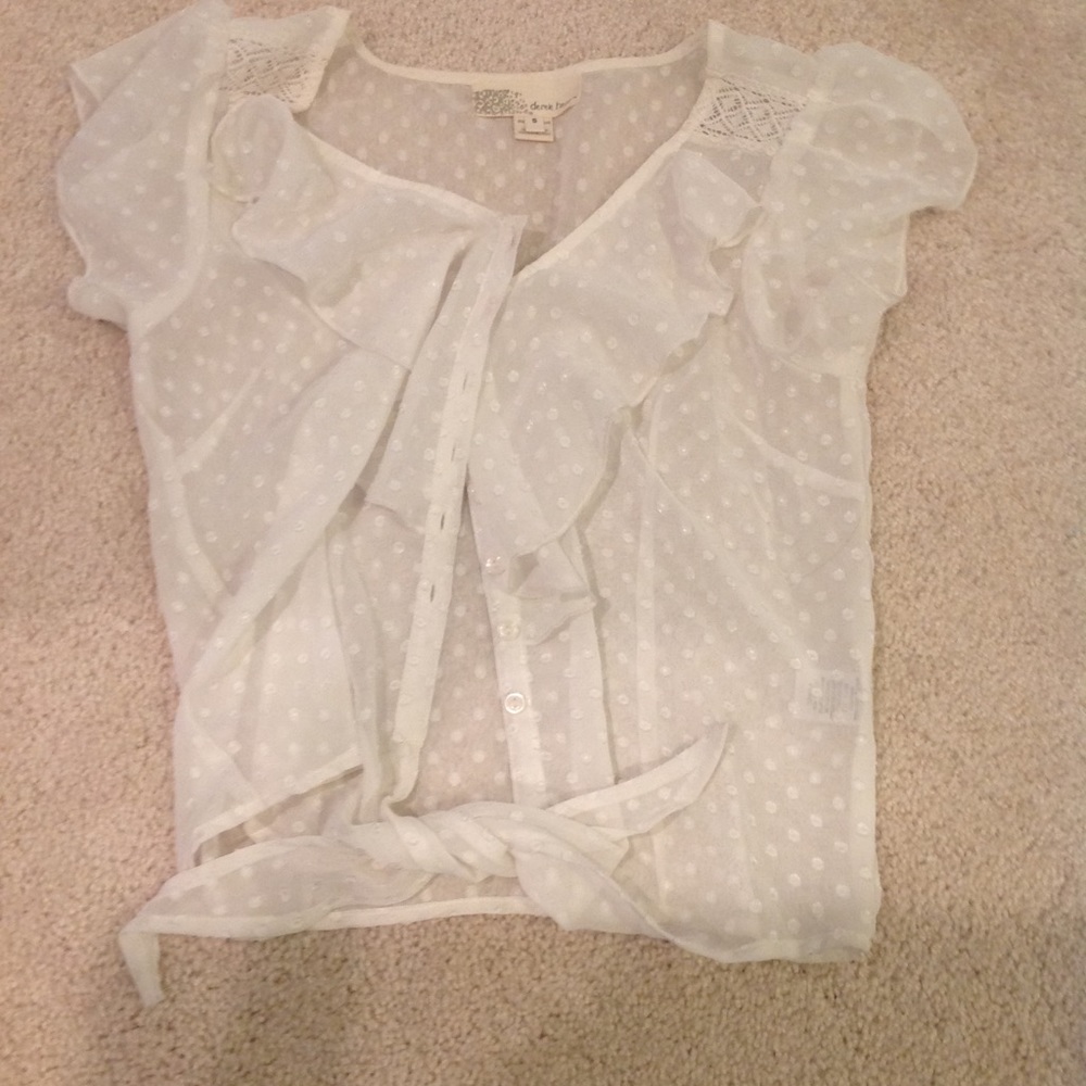 Derek Heart‎ Button Up Blouse- Juniors regular